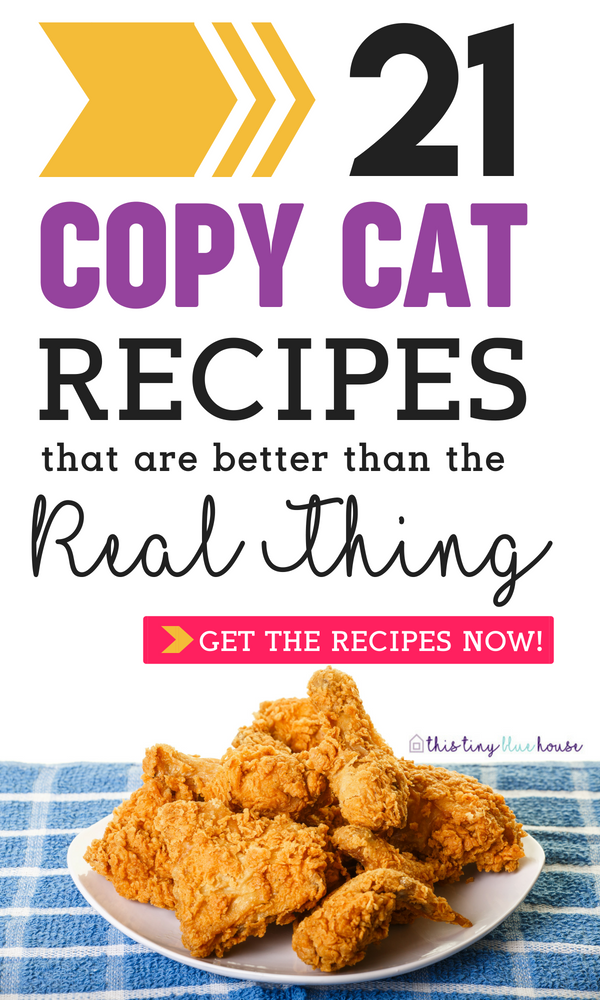 20+ Copy Cat Recipes that are Better Than Take Out #copycatrecipes #copycatrestaurantrecipes #