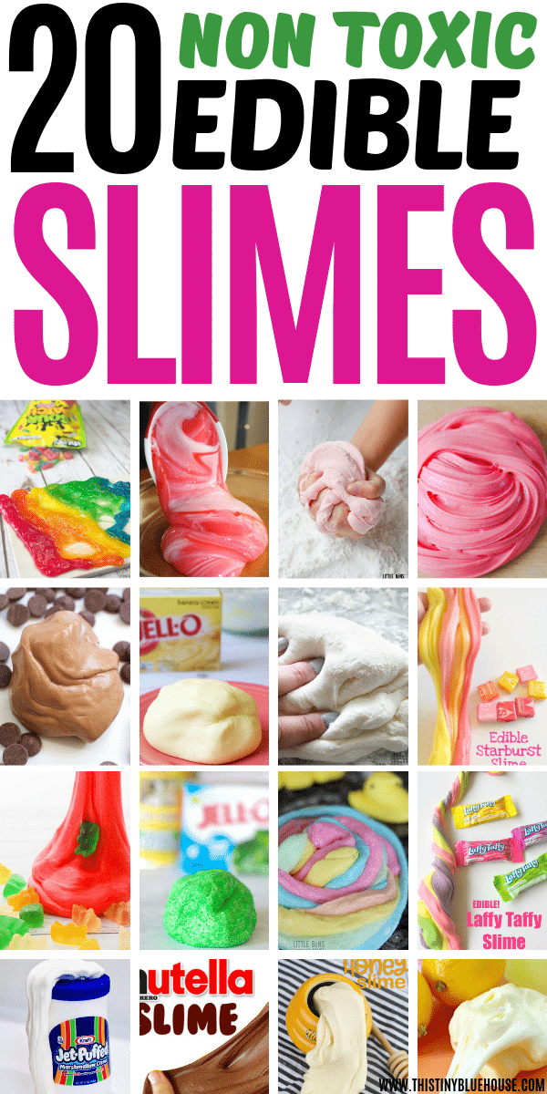 20 Best Edible Slime Recipes For Kids This Tiny Blue House 20 Non Toxic Edible Slimes