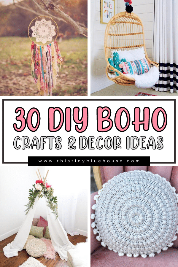 27 Best DIY Dollar Store Boho Craft Ideas - This Tiny Blue House