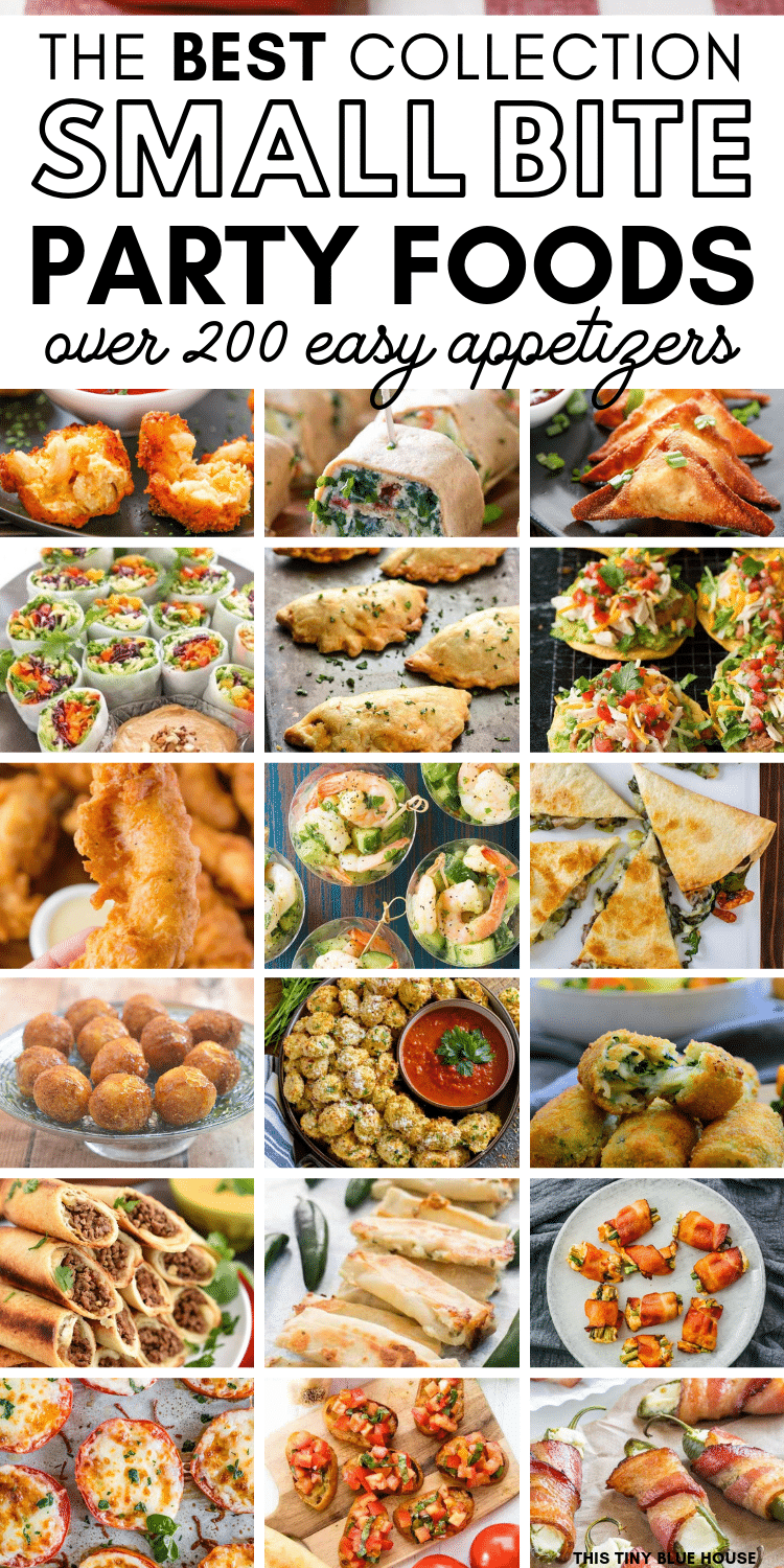 Are you looking for some easy bite sized appetizers for an upcoming event? Here are 200+ easy bite sized appetizers that are great starter for any event. #appetizers #easyappetizers #bitesizedappetizers #bestappetizers #easybitesizedappetizers #fingerfoods #easyfingerfoods