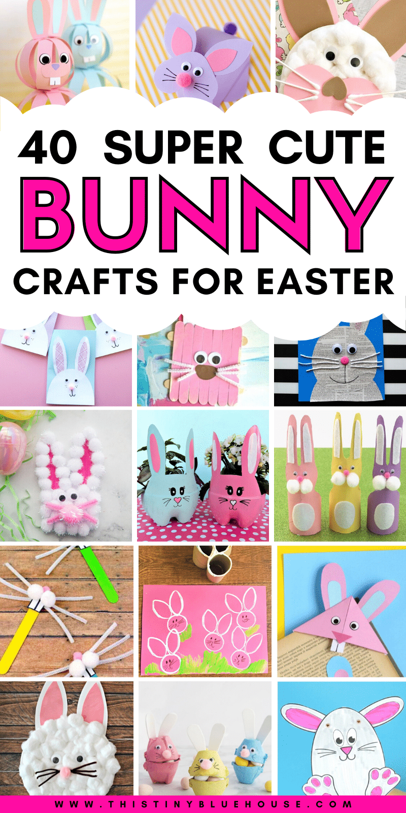 Get your kids excited about Easter with these fun, adorable and easy to make Easter bunny crafts. #eastercrafts #easterbunnycrafts #bunnycrafts #bunnycraftsforeaster #easyeastercraftsforkids #bunnycraftsforpreschoolers Get your kids excited about Easter with these fun, adorable and easy to make Easter bunny crafts. #eastercrafts #easterbunnycrafts #bunnycrafts #bunnycraftsforeaster #easyeastercraftsforkids #bunnycraftsforpreschoolers
