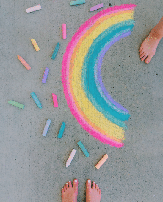 50 Super Fun Summer Sidewalk Chalk Art Ideas - This Tiny Blue House