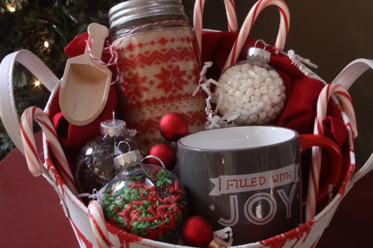 100+ Fun Festive DIY Christmas Gift Basket Ideas - This Tiny Blue House