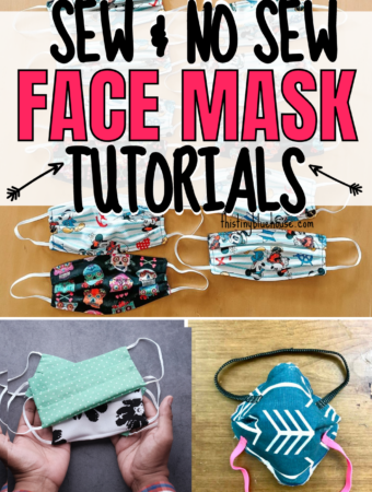 Sew & No Sew Face Mask Tutorials