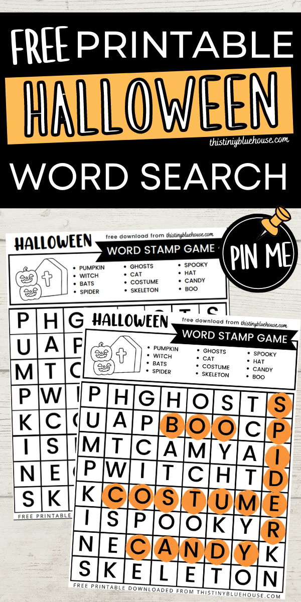 free printable halloween word search game for kids simple 1 click