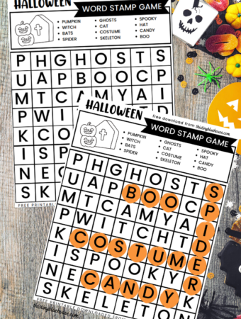 Free Printable Halloween Word Search Game