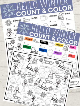 Free Printable Winter I Spy For Kids