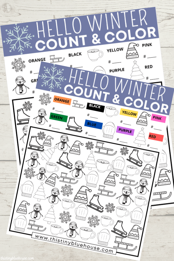 free 2 version winter i spy printable count and color activity for
