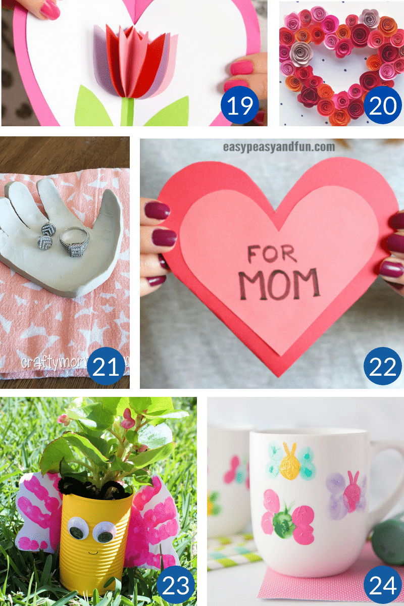 99+ Sweet Mother's Day Crafts For Kids - This Tiny Blue House