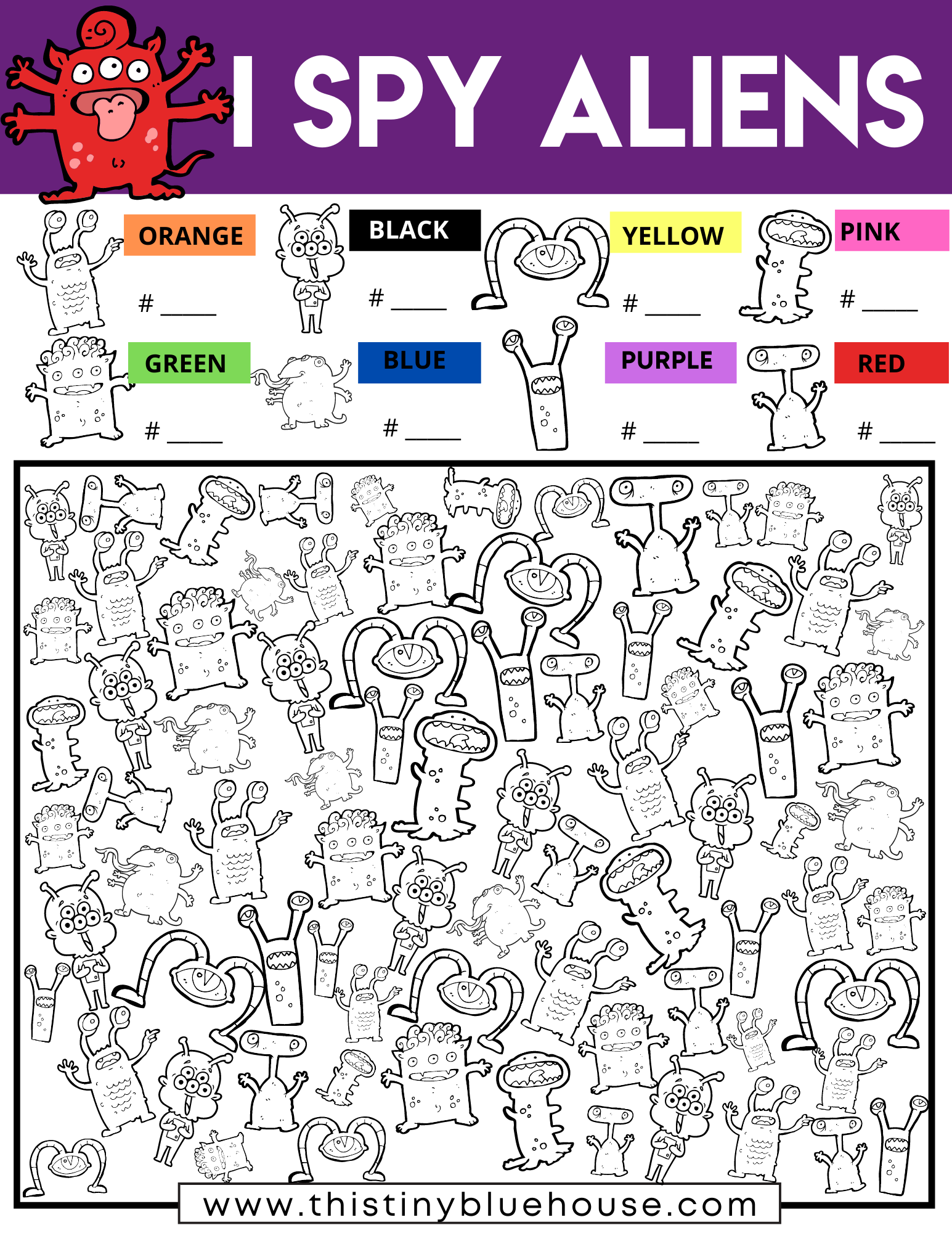 i spy aliens 2 version free printable game for kids this tiny blue