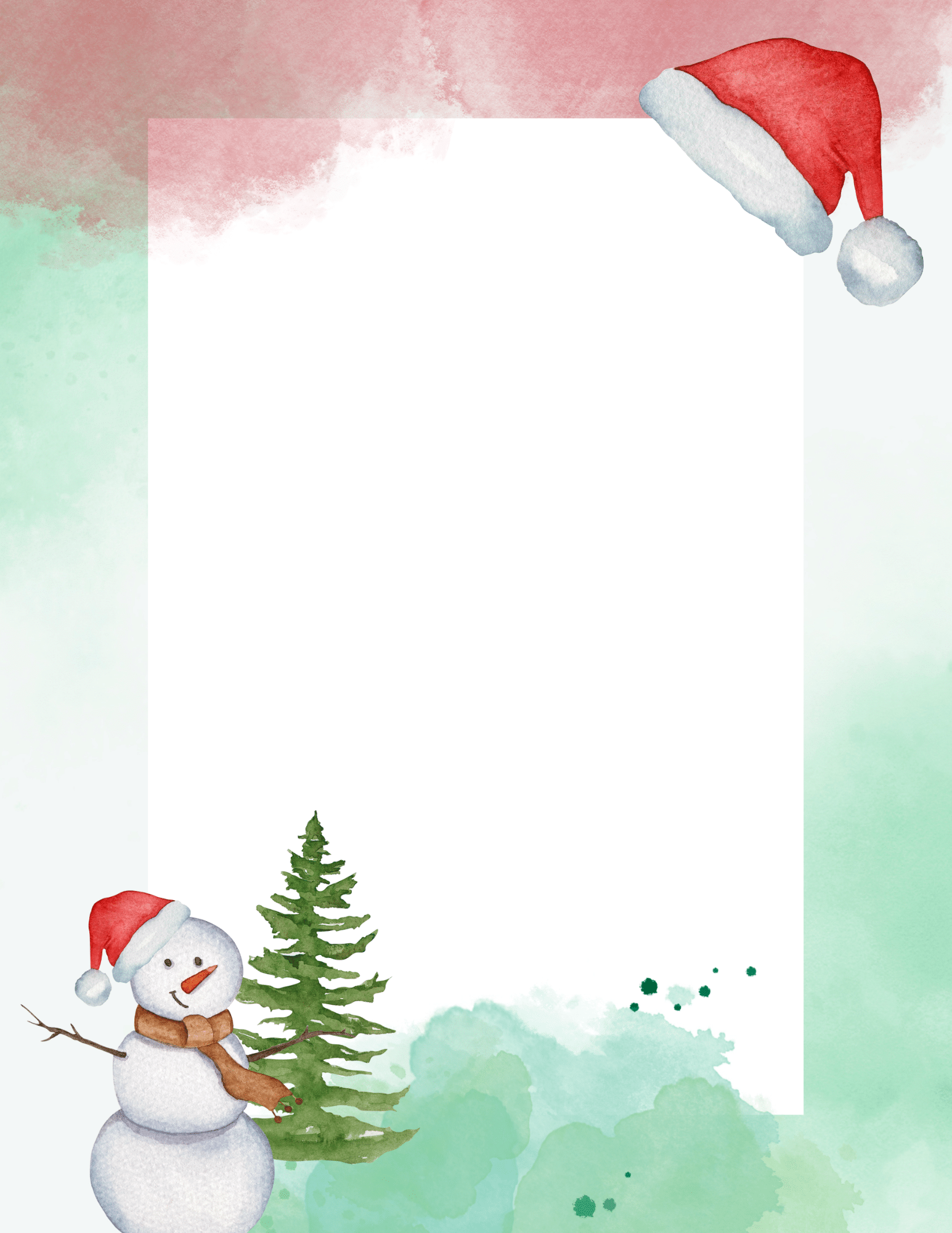 50 Best Christmas Border Paper Free Printable Templates This Tiny 