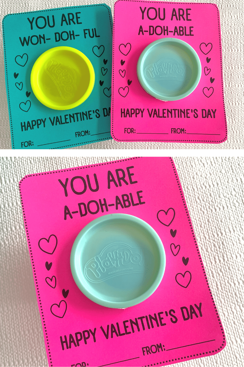 Cute Free Printable Play Doh Valentine Cards This Tiny Blue House