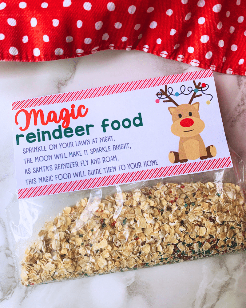 Magical Reindeer Food Printable Label This Tiny Blue House
