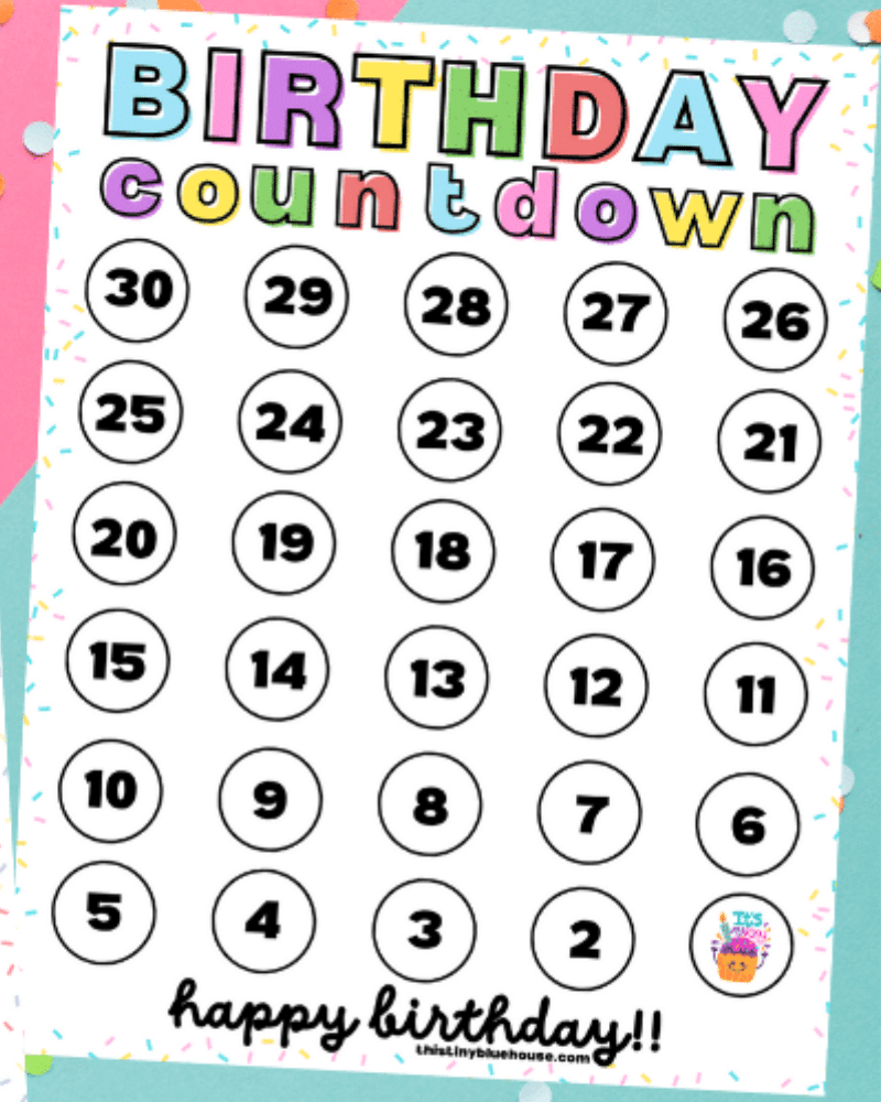 15 Fun Free Printable Birthday Activities Kids Love This Tiny Blue
