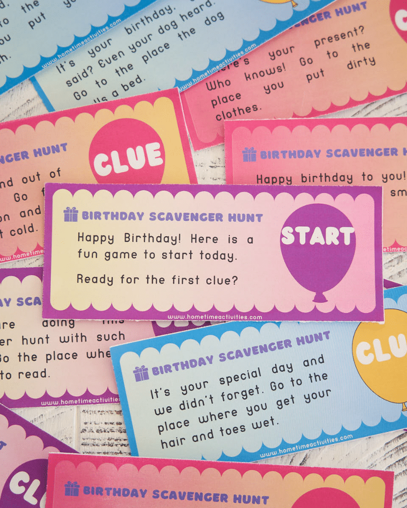 15 printable birthday activities for kids this tiny blue house