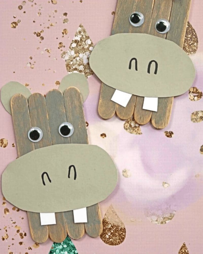 21 Popsicle Stick Animal Crafts This Tiny Blue House
