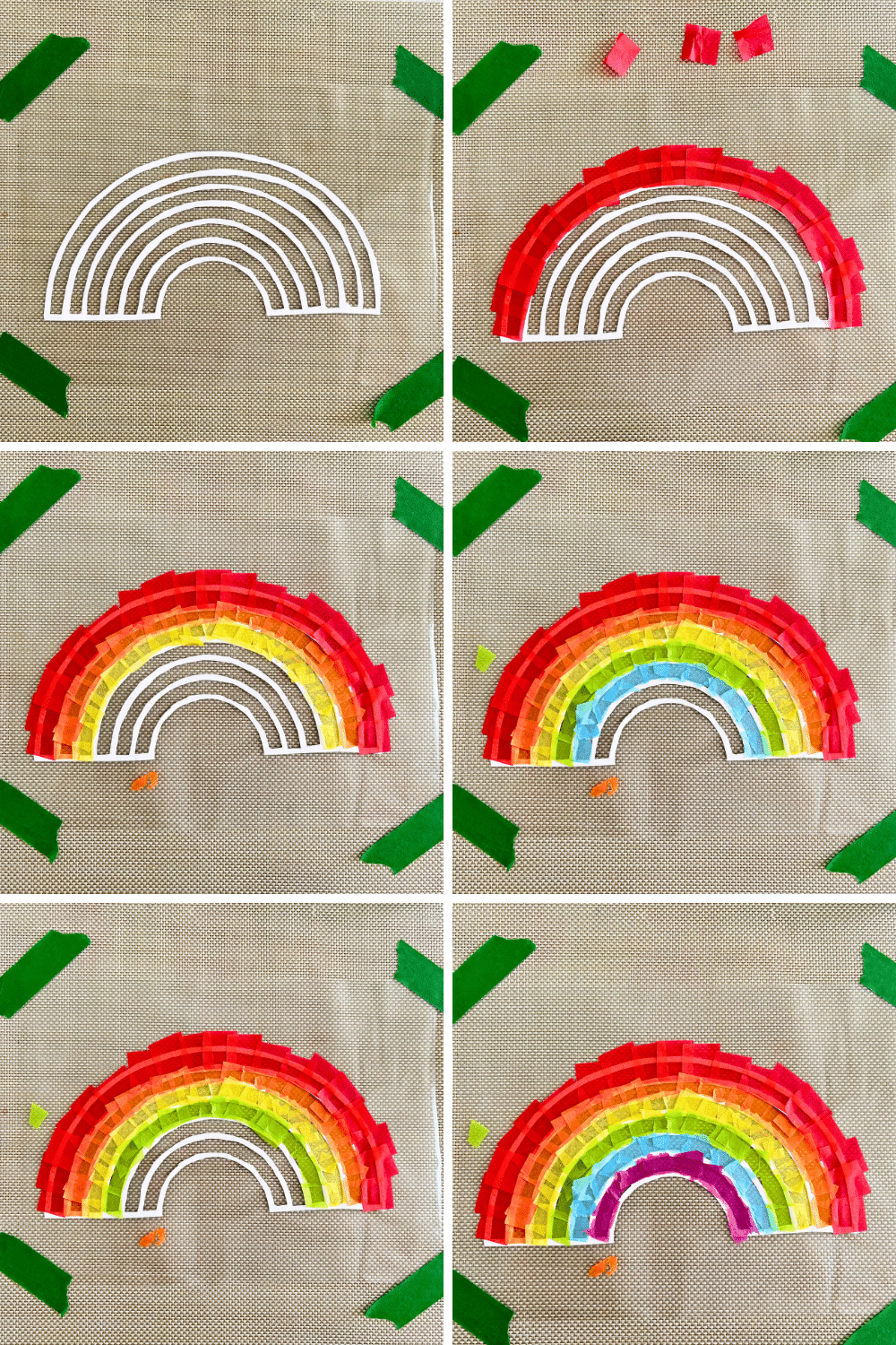 Rainbow Suncatcher Craft - This Tiny Blue House