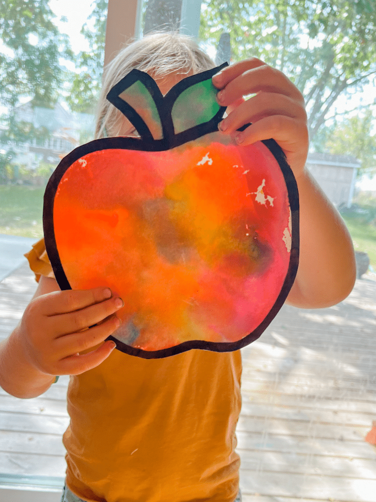 15 apple crafts for kids this tiny blue house