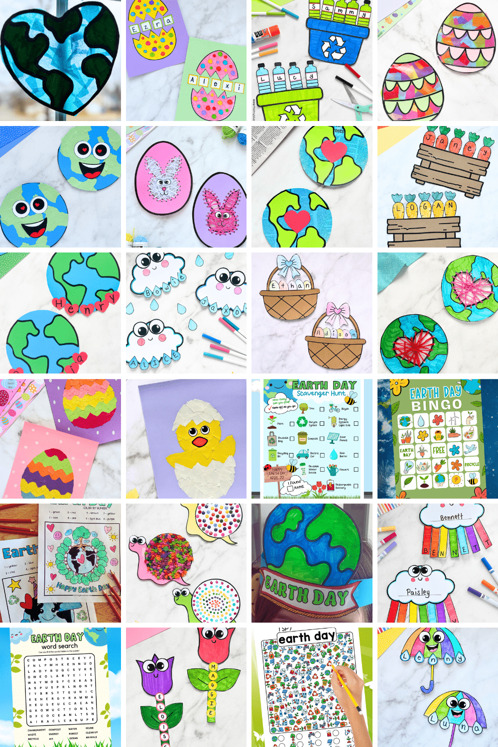 25+ April Crafts and Activities For Kids - This Tiny Blue House