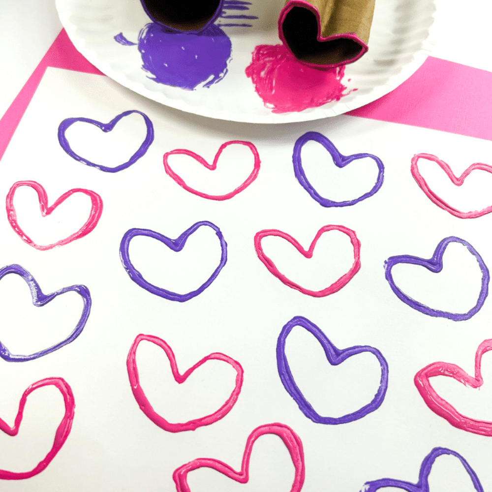 Heart Name Craft (Free Printable Template) - This Tiny Blue House