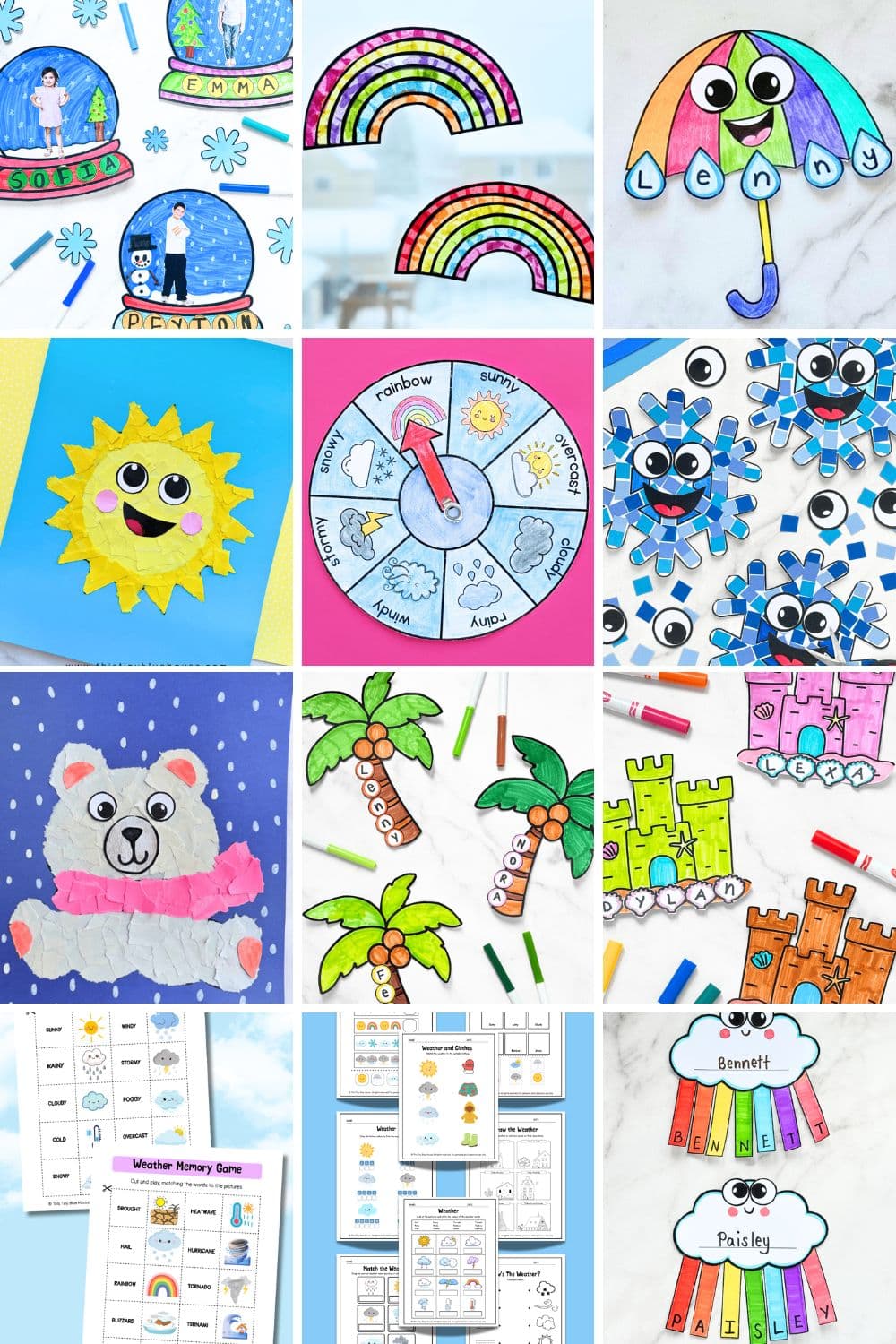 Weather Activities for Kids: Crafts, Printables & Learning Games - This ...